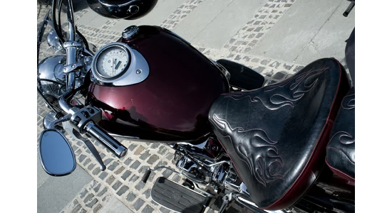 Čalúnenie sedadla motorky